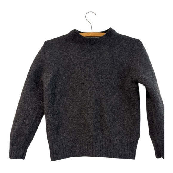 Zara Sweaters - ZARA 100% Cashmere Knit Sweater XL Gray Cropped Soft Luxury Pullover